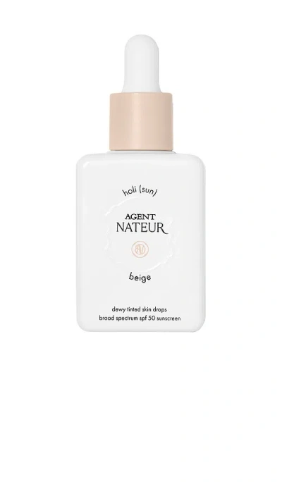 Agent Nateur Holi (sun) Dewy Tinted Skin Drops In Beige