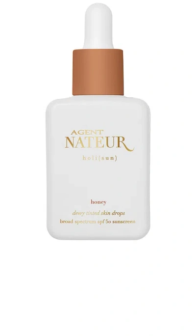 Agent Nateur Holi (sun) Dewy Tinted Skin Drops In Honey