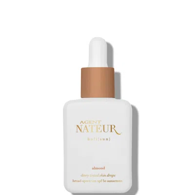 Agent Nateur Holi (sun) Spf 50 Dewy Tinted Skin Drops 30ml (various Shades) In Almond