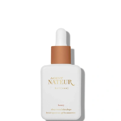 Agent Nateur Holi (sun) Spf 50 Dewy Tinted Skin Drops 30ml (various Shades) In Honey