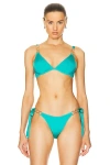 Agent Provocateur Anastacia Bikini Bra In Teal
