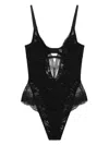 Agent Provocateur Arden Bodysuit In Black