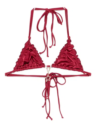 Agent Provocateur Berry Bikini Top In Red