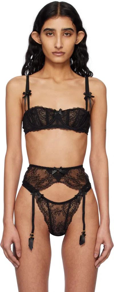 Agent Provocateur Black Love Bra In 001001 Black