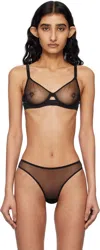 Agent Provocateur Black Lucky Bra In Black