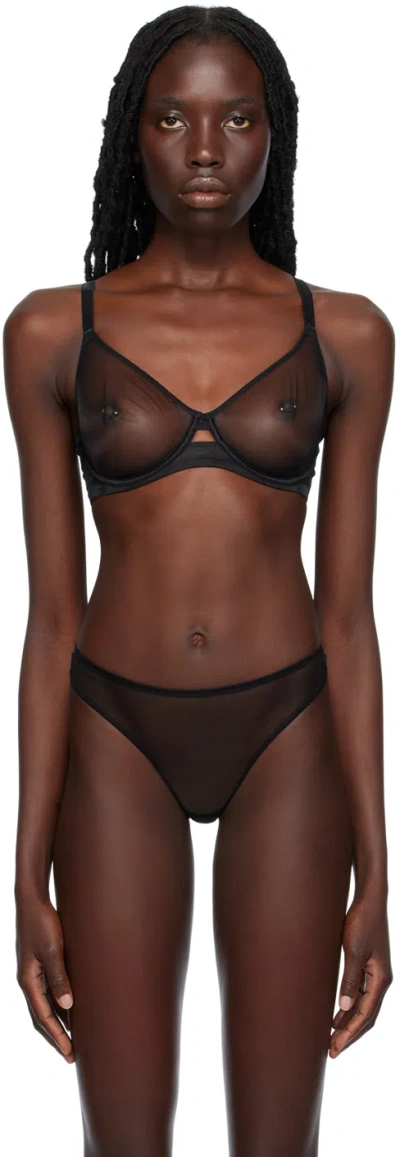 Agent Provocateur Black Lucky Bra In 001 Black