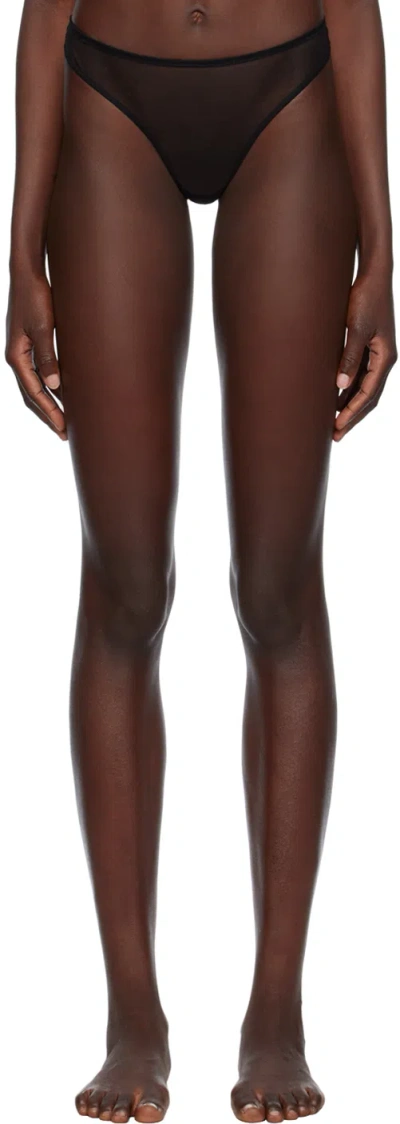 Agent Provocateur Black Lucky Thong In 001 Black