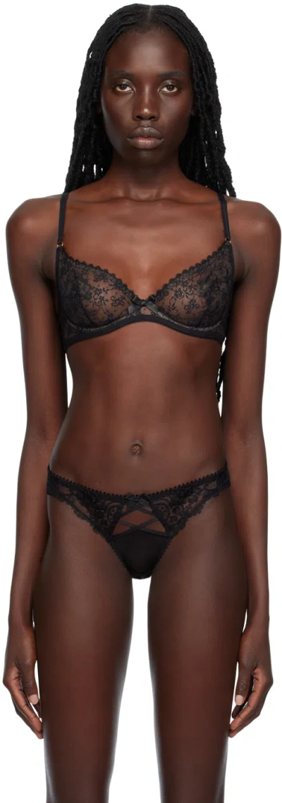 Agent Provocateur Black Malorey Bra In 001000 Black