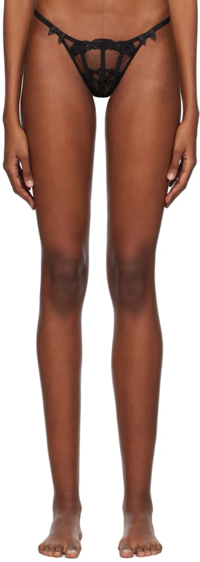 Agent Provocateur Black Mariann Thong In 001001 Black