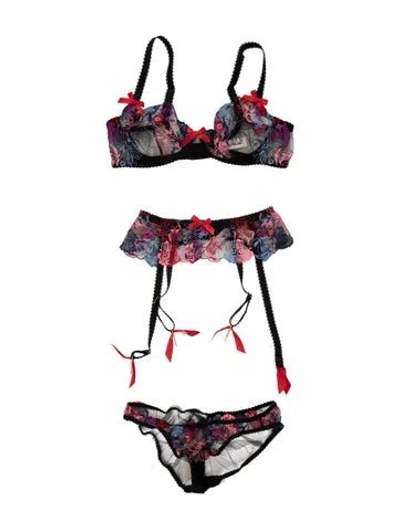 Pre-owned Agent Provocateur Floral Print Lounge Set In Multicolor