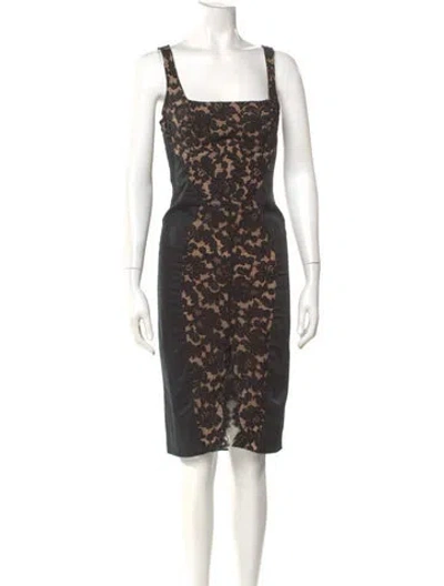 Pre-owned Agent Provocateur Lace Pattern Knee-length Dress In Multi