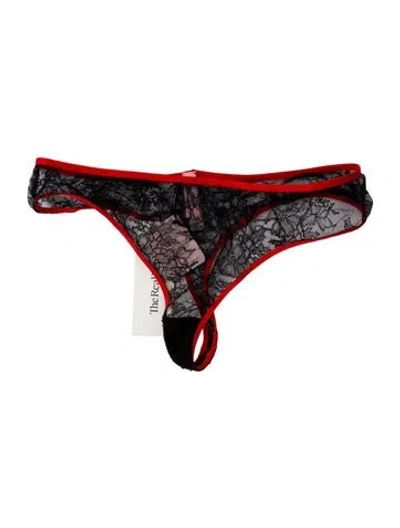 Pre-owned Agent Provocateur Lace Pattern Lace Trim Embellishment Lounge Set W/ Tags In Red