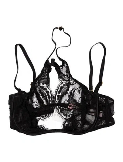 Pre-owned Agent Provocateur Lace Pattern Lounge Set In Black