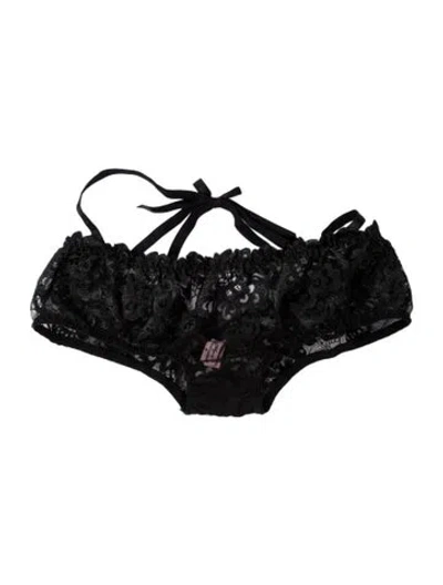 Pre-owned Agent Provocateur Lace Pattern Lounge Set In Black