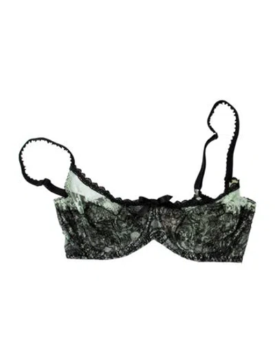 Pre-owned Agent Provocateur Lace Pattern Lounge Set In Green