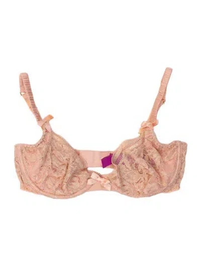 Pre-owned Agent Provocateur Lace Pattern Lounge Set In Pink