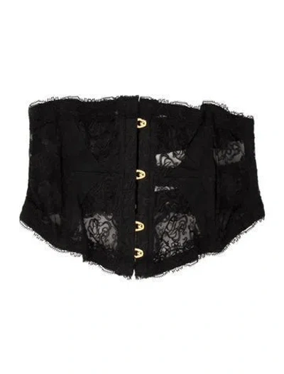 Pre-owned Agent Provocateur Lace Pattern Nightgown In Black