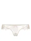 Agent Provocateur Lindie Lace-detail Briefs In Neutrals