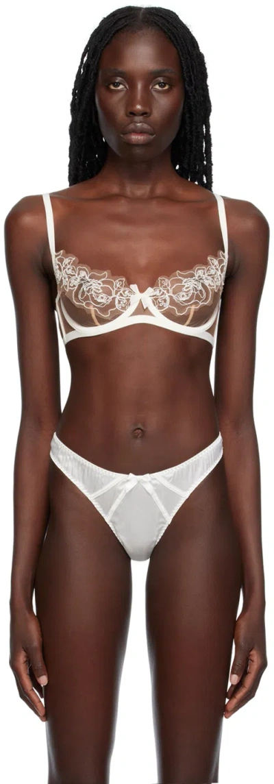 Agent Provocateur Lindie Lace Bra In 111692 Sand/ivory