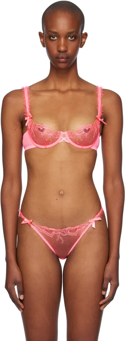 Agent Provocateur Pink Mimie Bra In 674000 Neon Pink