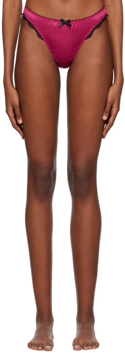Agent Provocateur Pink Sloane Briefs In 671001 Fuchsia/black