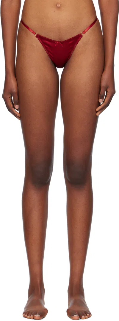 Agent Provocateur Red Ettie Briefs In 600 Red