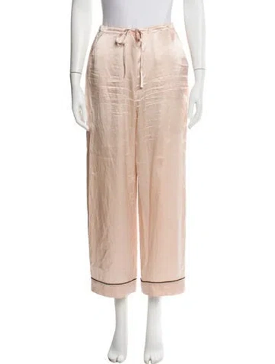 Pre-owned Agent Provocateur Silk Bow Accents Pajamas In Pink