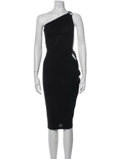 Pre-owned Agent Provocateur Silk Knee-length Dress In Black