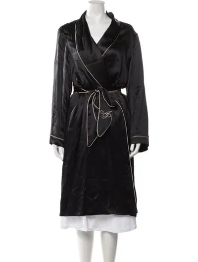 Pre-owned Agent Provocateur Silk Robe In Multi