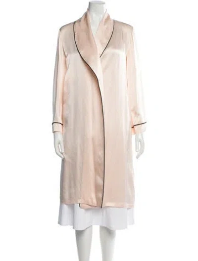 Pre-owned Agent Provocateur Silk Robe In Pink