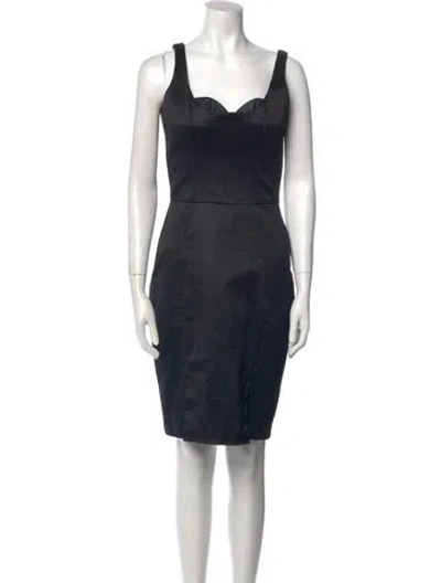 Pre-owned Agent Provocateur Square Neckline Mini Dress In Black