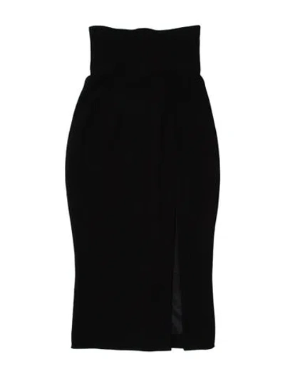 Pre-owned Agent Provocateur Strapless Knee-length Dress In Black