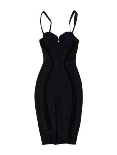 Pre-owned Agent Provocateur Strapless Knee-length Dress In Blue
