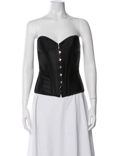 Pre-owned Agent Provocateur Strapless Top In Black