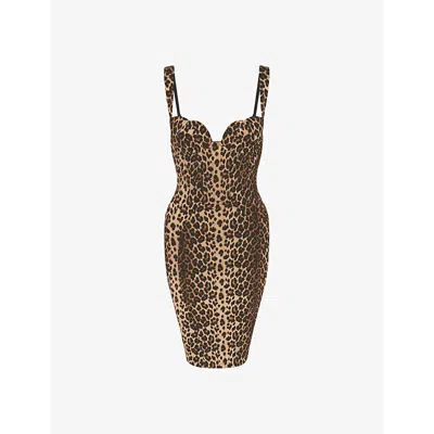 Agent Provocateur Bryoni Leopard-print Woven Mini Dress