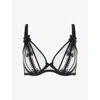Agent Provocateur Womens Black Colette Underwired Tulle Bra In Black