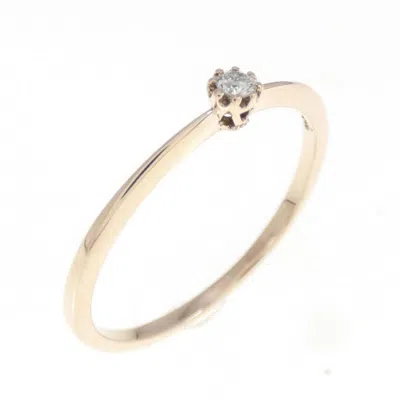 Pre-owned Agete Pink Gold Pink Gold (10k) Band Ring ()