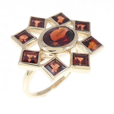 Pre-owned Agete Yellow Gold (10k) Band Ring ()