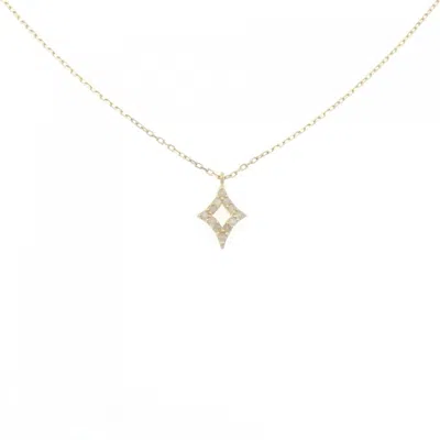 Pre-owned Agete Yellow Gold (18k) Necklace () In Multi