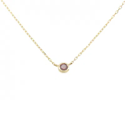 Pre-owned Agete Yellow Gold (18k) Necklace () In Multi