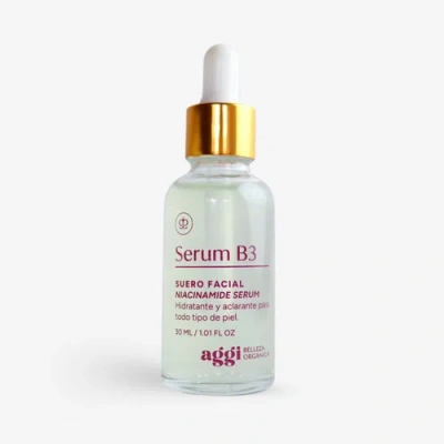 Aggi Beauty B3 Radiance Niacinamide & Spirulina Face Serum In Transparent