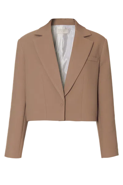 Aggi By Halewski Blazer Amanda Classic Beige In Brown