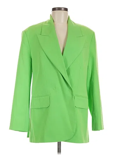 Pre-owned Aggi By Halewski Blazer Jacket In Green