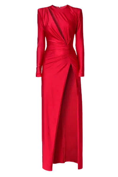 Aggi By Halewski Dress Adriana Shy Cherry