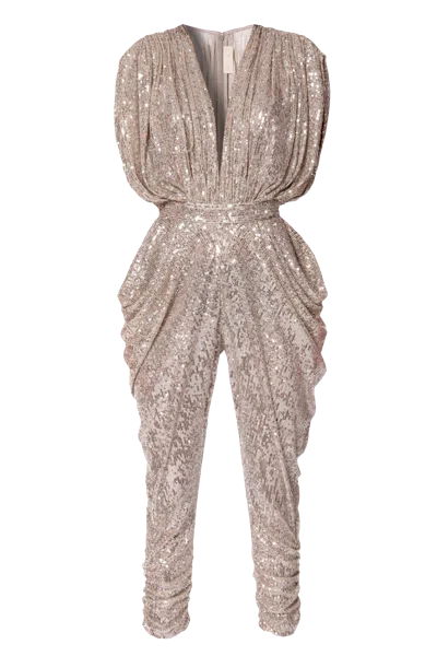 Aggi By Halewski Jumpsuit Saddie Champagne