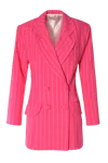 Aggi By Halewski Blazer Tiffany Hot Pink In Pink