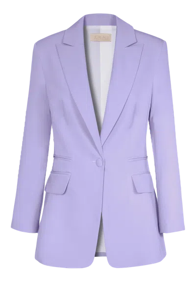 Aggi By Halewski Blazer Laura Lavender In Purple