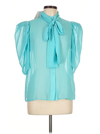 Aggi By Halewski Sleeveless Blouse In Teal