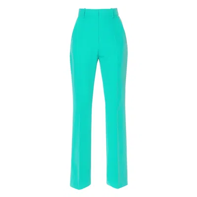 Aggi By Halewski Women's Blue Kyle Mexicali Turquoise Trousers - Long