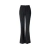Aggi By Halewski Women's Camilla Neutral Black Flared Trousers In Black
